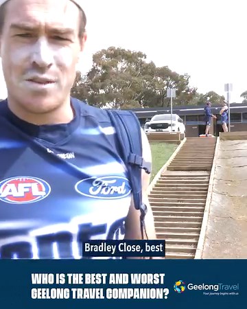 656 reactions · 4 comments | Caught in 4K @mitchduncan22  Who is the best and worst Geelong travel companion? #WeAreGeelong | Geelong Cats | Facebook