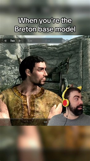This Breton is my twin! #skyrim