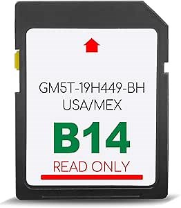 2023 Latest Maps B14 Navigation SD Card Fit for Ford Lincoln SYNC2 System, Updated Navigation SD Card Support USA/Mexico New Maps