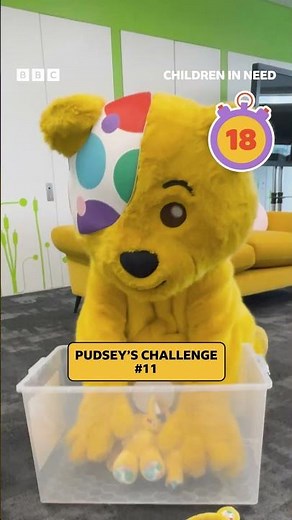 Can Pudsey empty the box?