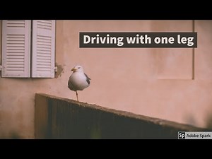 Driving car with one leg without modification...right leg above knee amputee.