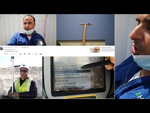 Bottom of Antenna Mount & Quick Release in Trimble GPS (TSC3)