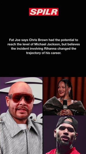 Fat Joe Says Chris Brown Lost MJ Status 😳🔥 #shorts