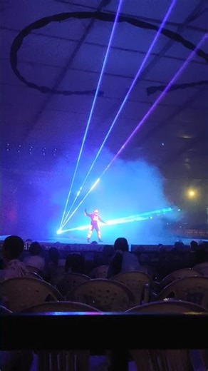 Laser show in circus festival present by Olympia Circus at Surat Gujarat #circustour #jumbocircus