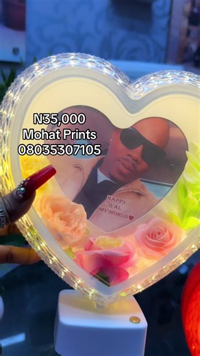 Unique LED Light Table Photo Frame Gift