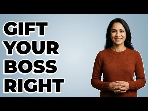 How Do You Give A Boss A Gift Without Obligation?