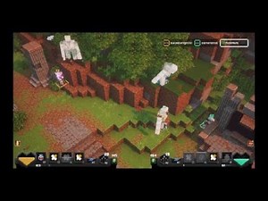 How to climb the mountain at the base camp in Minecraft Dungeons