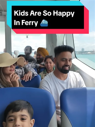 Kids Enjoying a Ferry Ride in England 🇬🇧⛴️