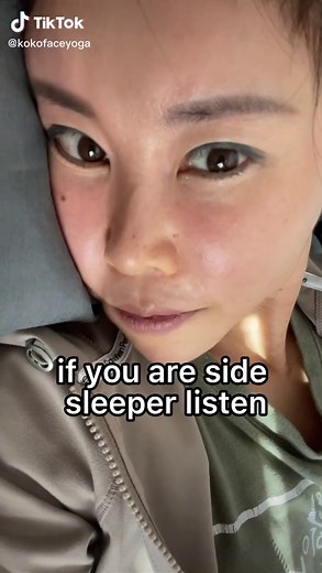 Koko Face Yoga (@kokofaceyoga) - Importance of Sleeping Posture for Fixing Asymmetrical Face