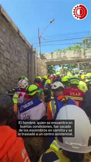 Rescatistas extraen a venezolano que permaneció ocho días bajo los escombros