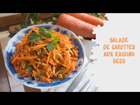 Salade de carottes aux raisins secs