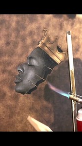 Carving out highlights with Razorblade from the burnt wood Fire on wood X Razorblade and charcoal Pyrography art | Alex Peter Idoko Arts