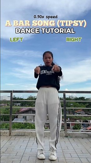 A Bar Song (Tipsy) Dance Tutorial Slowed Mirrored #dance #short