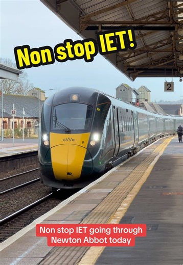 Non Stop IET Train at Newton Abbot