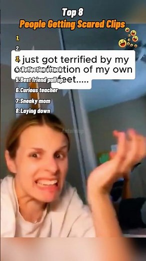 Top 8 People Getting Scared #funny #tiktok