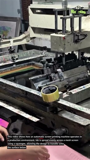This Screen Printing Machine Works with Perfect Precision! 🎨⚙️