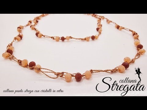 TUTORIAL. Collana "Stregata" uncinetto