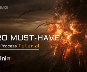 ArtStation - Houdini Tutorial | Volcanic Eruption | Pyro FX | Tutorials