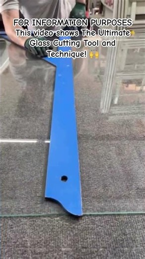 How to Cut Thick Glass with Perfect Accuracy 🎯 #glasscutting #craftsmanship #satisfying #workshop