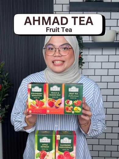 Fruity, refreshing, and full of character ✨🍏🍋🍓🥭 Our fruit tea is crafted by blending premium black or green tea with real pieces of sweet fruit and our signature flavourings to create beautifully distinctive taste profiles. The natural fruity sweetness makes every cup easy to enjoy. Serve it hot for a cosy moment or pour it over ice for a refreshing pick-me-up. However you sip it, fruit tea is always a good idea 🫖❄️🔥 #FruitTea #TeaTok #TeaLovers #FruityTea #AhmadTea