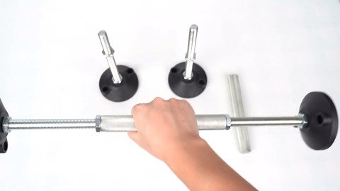 2 Pcs Undermount Sink Brackets, Heavy Duty Adjustable Support Pole, 18.5"-25.6" Adjustable, Non-Slip & Corrosion-Resistant, Undermount Sink Support for Kitchen & Bathroom