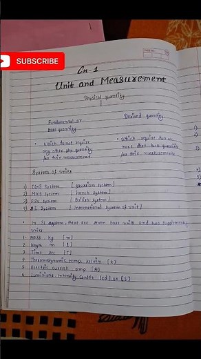 Class 11 Physics chapter 1 🤯Full chapter #unitandmeasurement #class11 #study #trending #prashant #pw