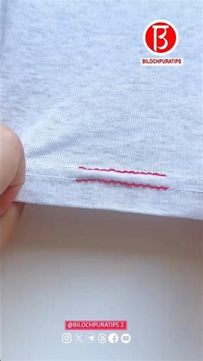 Double-line hand overlocking Repair techniques