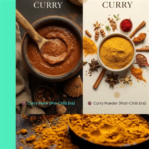 The truth hidden for 250 years...** Britain adopted curry before chilli had even reached the region the East India Company controlled. That’s why British curry ❌ lacks heat ❌ lacks depth ❌ tastes flat ❌ and the £5b curry industry is collapsing. Here’s the real story: 📌 Company Curry = Pre-Chilli Paste Flat flavour. Colonial era. Outdated. 📌 Crown Curry = Post-Chilli Tamil Curry Powder Rich. Real. Authentic. Completely missed by Britain. Britain tasted curry before curry was finished. And it ne
