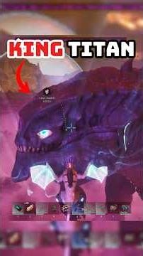 BẮT GẶP KING TITAN ĐI LANG THANG #shorts #ark #arksurvivalevolved