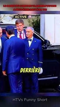 Le garde du corps de Vladimir Poutine a peut-être sauvé sa vie #france #putin #news