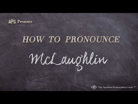 How to Pronounce McLaughlin (Real Life Examples!)