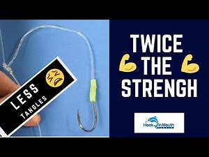 How to tie a Twisted Dropper Loop Knot Extra Strength Rig Instructions