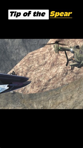 Gamedive on Instagram: "Tip of the Spear Noble Team's efforts to remove the Spire's shield allow the UNSC Frigate Grafton to destroy the installation with a MAC round. #halo #HaloInfinite #gamingcommunity #gaming #onlinegaming #halowars #viralvídeo #viralcontent"