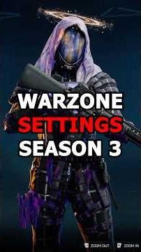 the *NEW* BEST SETTINGS in Warzone SEASON 3! 🎮👑