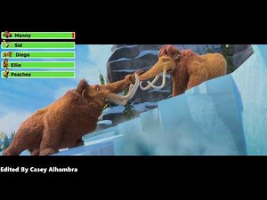 Ice Age: Continental Drift (2012) Separated Scene with healthbars