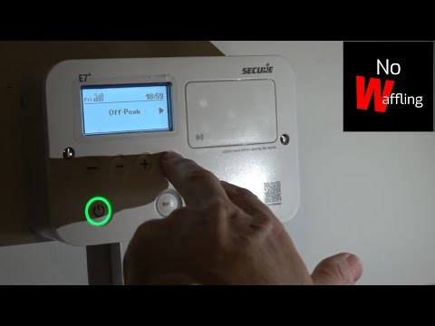 How to Set Program ON OFF Secure E7+ Smart Immersion Heater Control Unit for Hot Water Cylinder