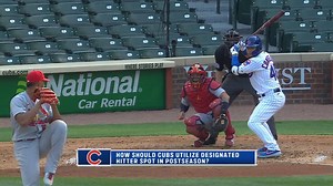 23 reactions | Doug Glanville shared how he would use the Cubs' DH spot down the stretch. | Marquee Sports Network | Facebook