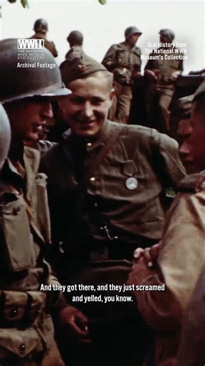 9.2K views · 170 reactions | On April 25, 1945, American and Soviet troops met at the Elbe River, marking a significant milestone in ending the war in Europe. | The National WWII Museum | Facebook