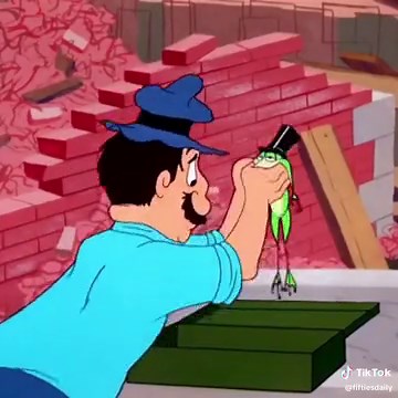 Michigan J Frog singing ‘hello my baby’ in One Froggy Evening (1955)🐸 #oldhollywood #movies #fyp #michiganjfrog #1950sstyle #oldcartoons #disney #vintage #old #filmtok #foryoupage #cartoons #onefroggyevening #goldenage #waltdisney #hellomybaby #fypシ #chuckjones #animation #frog #animated #musicial