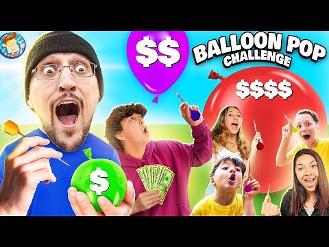 Escape the BALLOON ROOMS! Who Wins the Cash Prize? 💲💲 (FV Family Challenge)