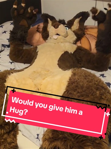 Come give me some warm snuggles :3 #furry #fursuit #fursuiter #furrytiktok #disney