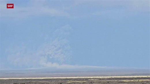 Der Vulkanausbruch im Video