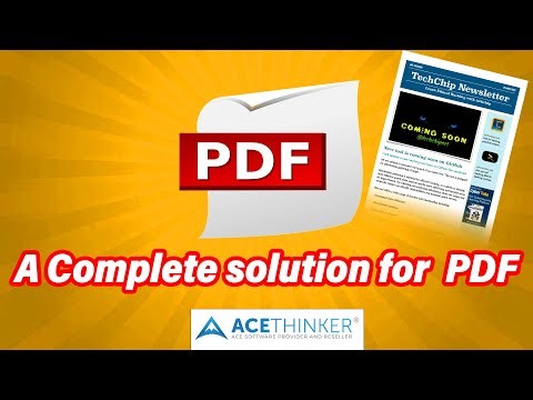 AcePDF editor: Batch Convert PDF Files to Various Formats with Ease