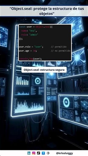 “Object.seal: protege la estructura de tus objetos”