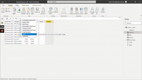 How to Use DAX for Day, Month, and Year Functions in Power BI