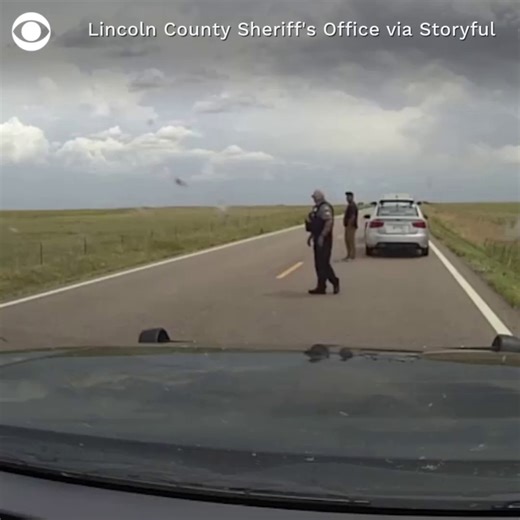 CLOSE CALL: Dashcam video captured the dramatic moment a Colorado sheriff’s sergeant, assisting a stuck driver, had to jump out of the way — narrowly missing a car that crashed into his vehicle from behind. The driver who crashed was taken to a local hospital. | 48 Hours