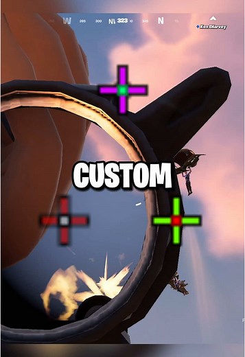 Custom Crosshair Setup for Fortnite on Console and PC