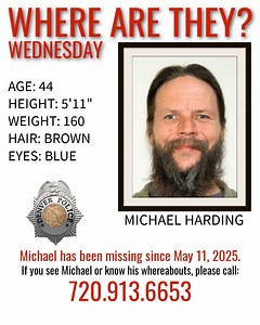 197K views · 2.6K reactions | WHERE ARE THEY? - WEDNESDAY: MICHAEL HARDING Denver, can you help us find Michael Harding? Michael has been missing since May 11, 2025. His loved ones are worried and just want to know that he is safe. If you see Michael or know his whereabouts, please call 720-913-6653 or 720-913-7867. #missingperson | Denver Police Department | Facebook