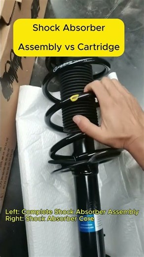 Shock Absorber Assembly vs Shock Absorber Core | Automotive Suspension Explained #suspensionparts