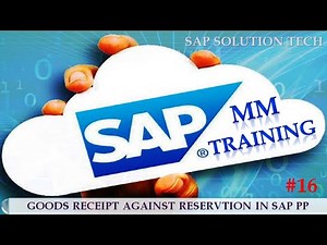 Goods Receipt against Reservation | How to create Reservation in SAP | SAP SOLUTION | Subscribe